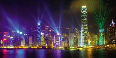Victoria Harbour by Night