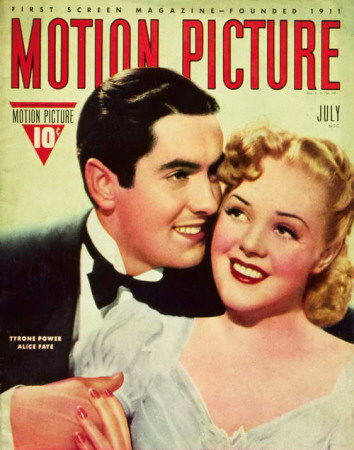 Alice Faye - Motion Picture Magazine Cover 1930