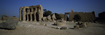 Ruins of a Building, Valley of the Queens, West Bank, Luxor, Egypt