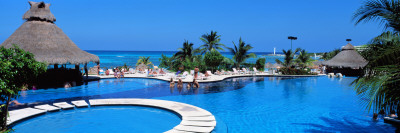 Resort Pool, Cancun, Mexico