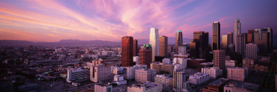 High Angle View of the City, Los Angeles, California, USA