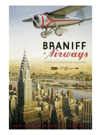 Braniff Airways, Manhattan, New York