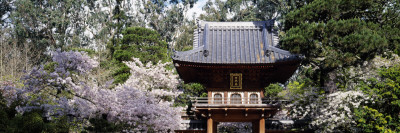 Entrance of a Park, Japanese Tea Garden, Golden Gate Park, San Francisco, California, USA