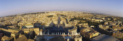 Cityscape Viewed from a Basilica, St. Peter