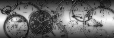 Montage of Old Pocket Watches