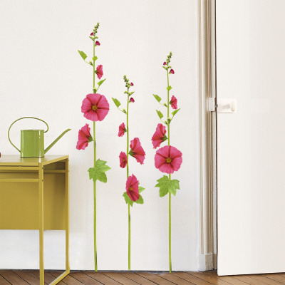 Hollyhocks