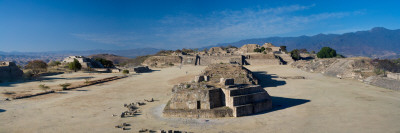 Ruins at an Archaeological Site, Monte Alban, Oaxaca, Mexico