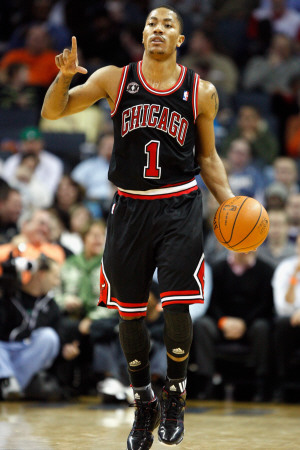 Chicago Bulls v Charlotte Bobcats, Charlotte, NC - January 12: Derrick Rose