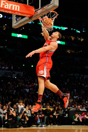 Buy Sprite Slam Dunk Contest, Los Angeles, CA - February 19: Blake Griffin at AllPosters.com