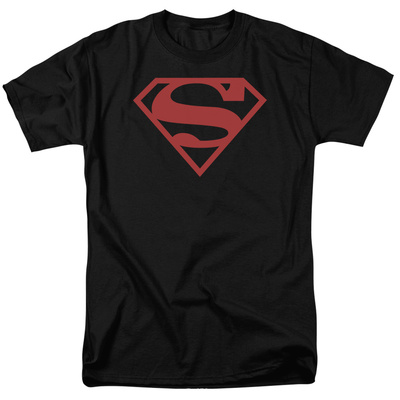 Superman-Red On Black Shield