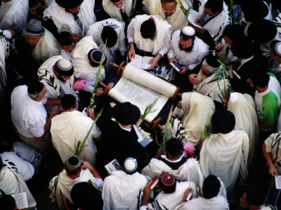 Priestly Blessing Ceremony by the Western Wall at Succot