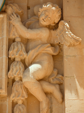 Cherub Detail at Church of Gharb