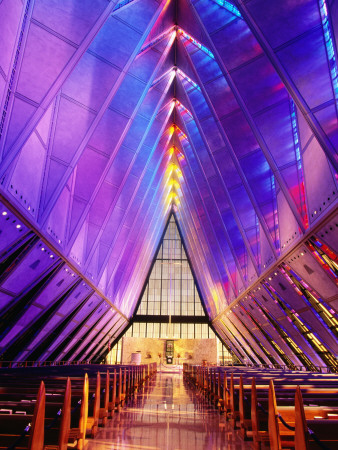Cadet Chapel Interior, Us Air Force Academy