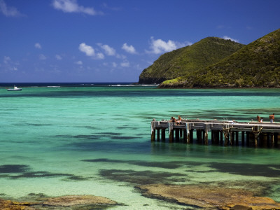 Jetty Jutting Out into Ocean