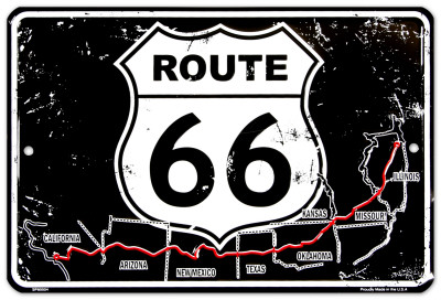 Buy Route 66 Map at AllPosters.com