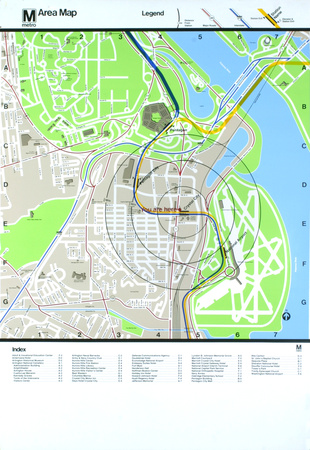 Washington DC Area Map-The Pentagon