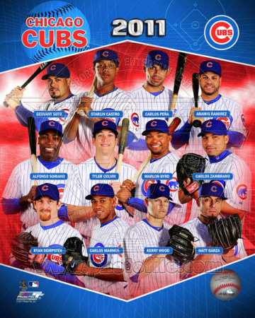 Chicago Cubs 2011 Team Composite