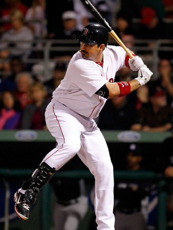 New York Yankees v Boston Red Sox, FORT MYERS, FL - MARCH 14: Adrian Gonzalez Poster