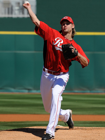 Cleveland Indians v Cincinnati Reds, GOODYEAR, AZ - FEBRUARY 28: Bronson Arroyo Poster