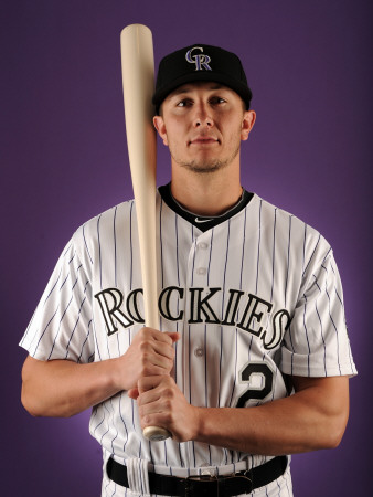 Colorado Rockies Photo Day, SCOTTSDALE, AZ - FEBRUARY 24: Troy Tulowitzki Poster