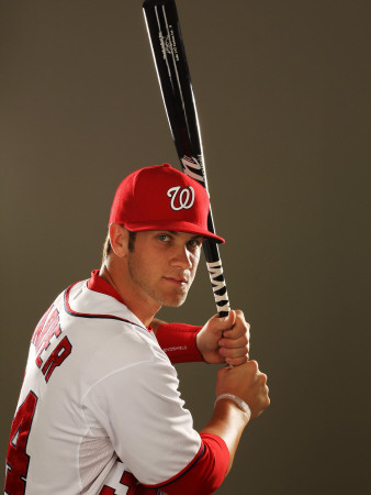 Washington Nationals Photo Day, VIERA, FL - FEBRUARY 25: Bryce Harper Poster