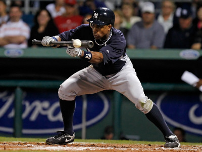New York Yankees v Boston Red Sox, FORT MYERS, FL - MARCH 14: Curtis Granderson Poster