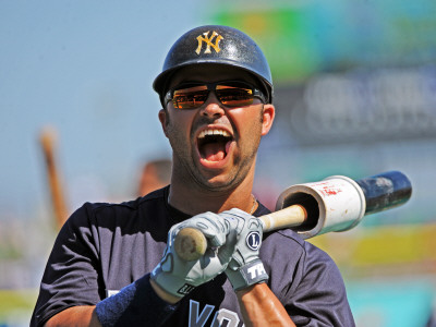 New York Yankees v Philadelphia Phillies, CLEARWATER, FL - FEBRUARY 27: Nick Swisher Poster