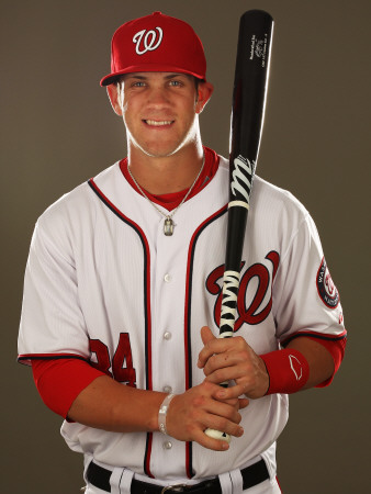Washington Nationals Photo Day, VIERA, FL - FEBRUARY 25: Bryce Harper Poster