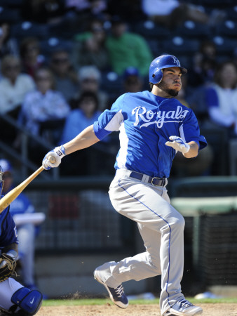 Kansas City Royals v Texas Rangers, SURPISE, AZ - FEBRUARY 27: Eric Hosmer Poster