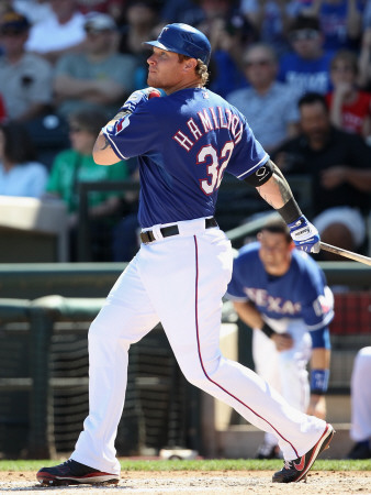 Cincinnati Reds v Texas Rangers, SURPRISE, AZ - MARCH 11: Josh Hamilton Poster