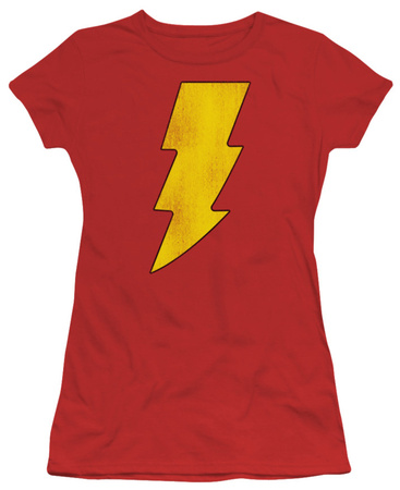Juniors: DC-Shazam Logo Distressed