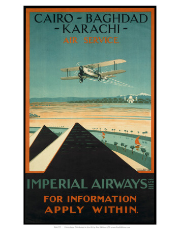 Imperial Airways travel, c.1924