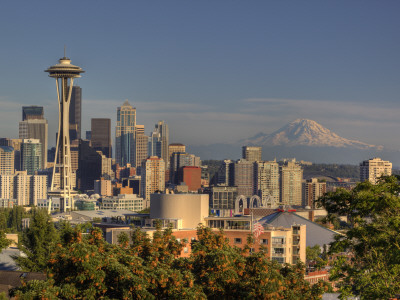 Skyline From Kerry Park, Seattle, Washington, USA