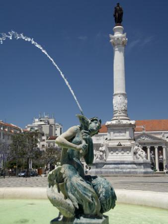 Historic Rossio Square, Lisbon, Portugal