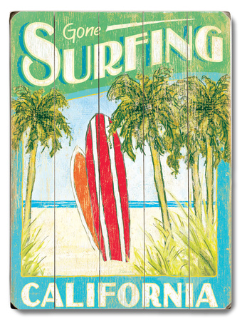 Gone Surfing Poster