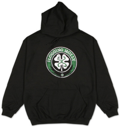 Hoodie: Flogging Molly - Distressed Shamrock