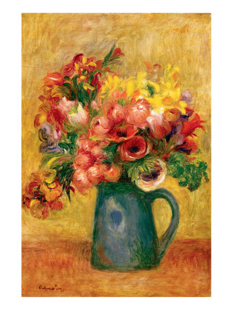 Pitcher of Flowers Posters
