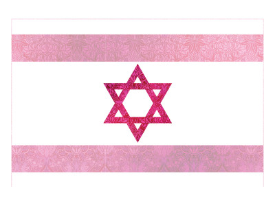 Pretty Pink Shield of David