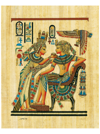 Tutankhamun with His Queen