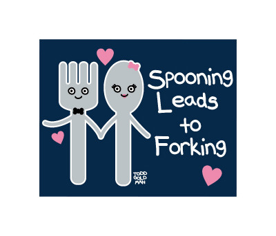 Buy Spooning Forking at AllPosters.com