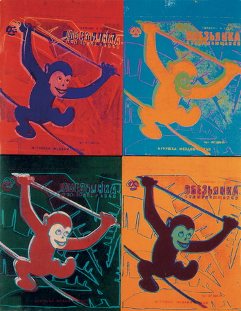 Four Monkeys lg. Posters