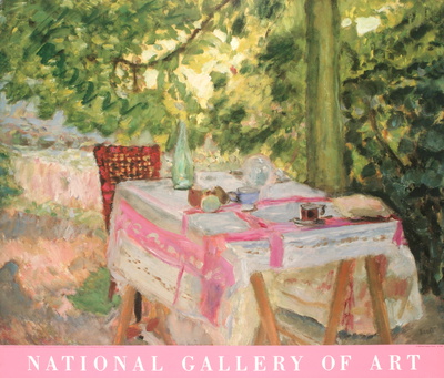 Table Set in a Garden