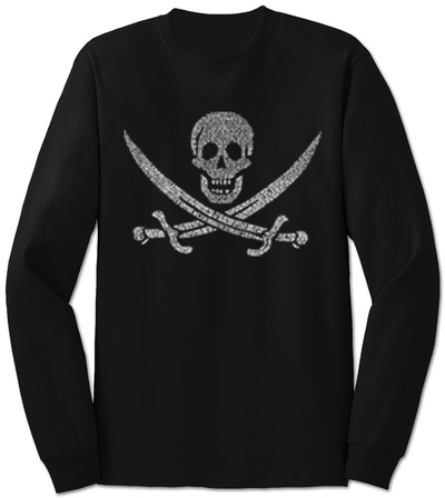Long Sleeve: Pirate Flag