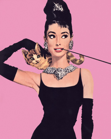 Audrey Hepburn - Pink Posters