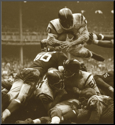 Over The Top: The Redskins vs. The Giants, c.1960 Poster