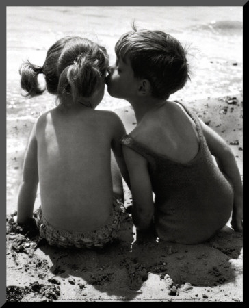 Kids Kissing
