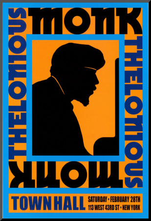 Thelonius Monk at Town Hall, New York City, 1959