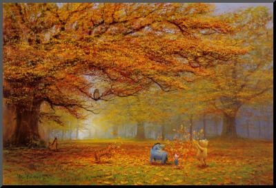 Winnie the Pooh - Autumn Leaves