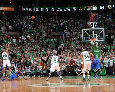 New York Knicks v Boston Celtics - Game One, Boston, MA - April 17: Ray Allen