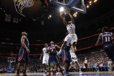 Atlanta Hawks v Orlando Magic - Game Five, Orlando, FL - April 26: Quentin Richardson